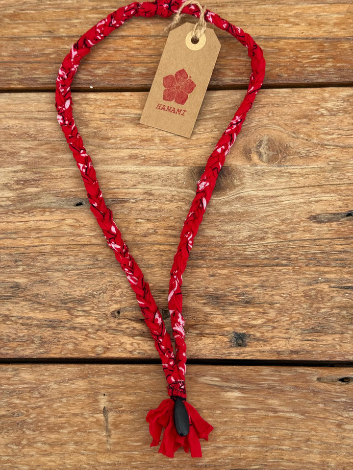 Bandana necklace red