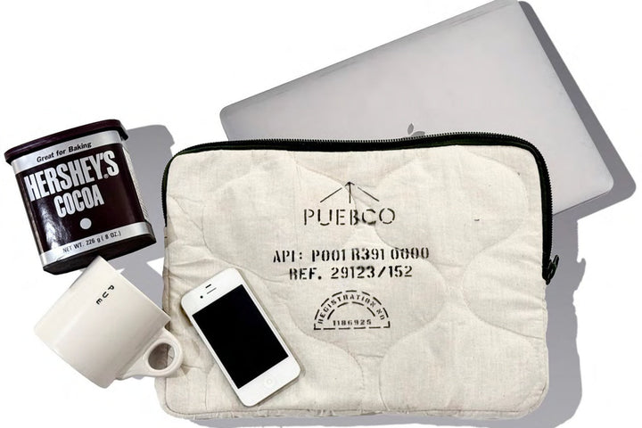 ZZ-505312 Cotton Quilting Laptop Case - Large