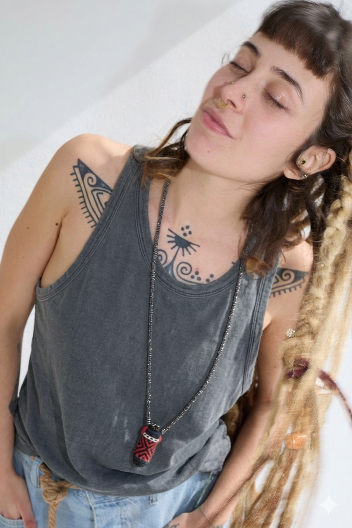 Marcel Recycled Jersey 100% Cotton Sun Faded Dye Smoke Black