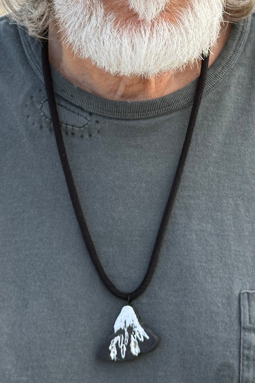Mount Fuji Necklace - Silver