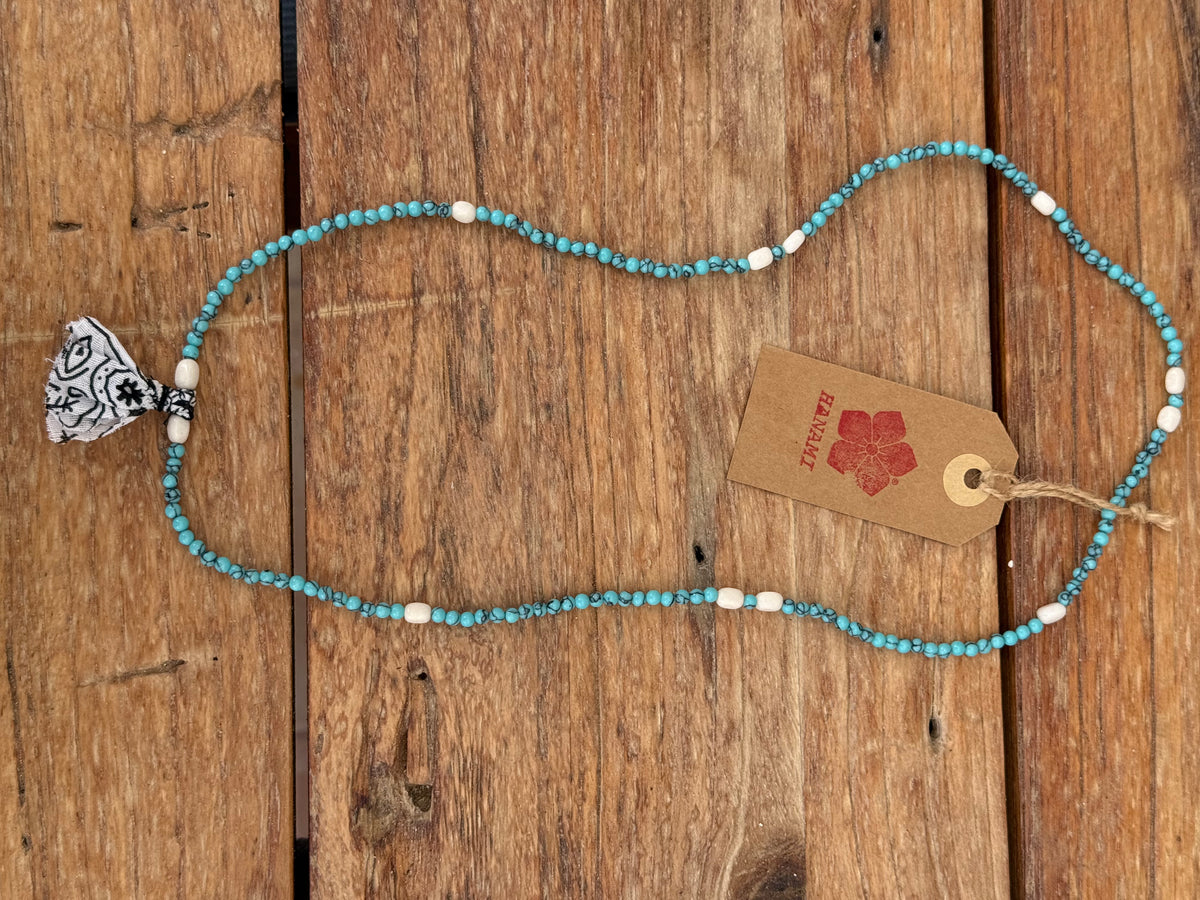 beads necklace turquoise
