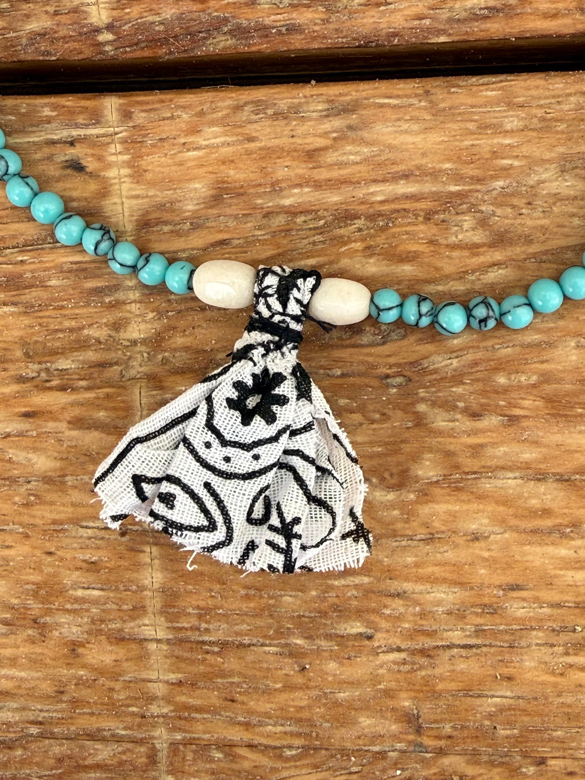 beads necklace turquoise