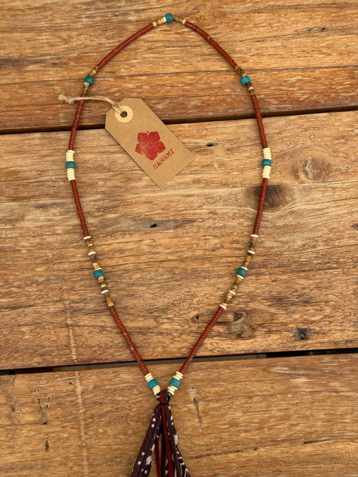 Beads Necklace Brown