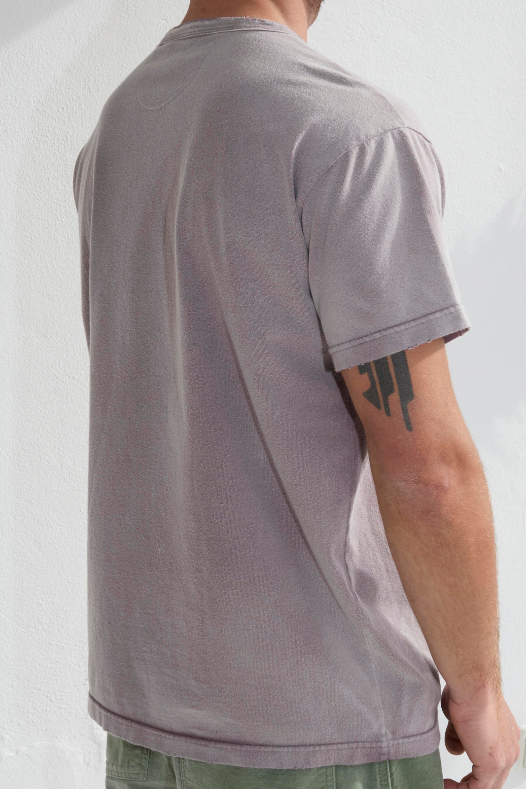 Model T. Recycled Cala N Porter Jersey 100% Cotton Sun Faded Dye Dusty Orchid