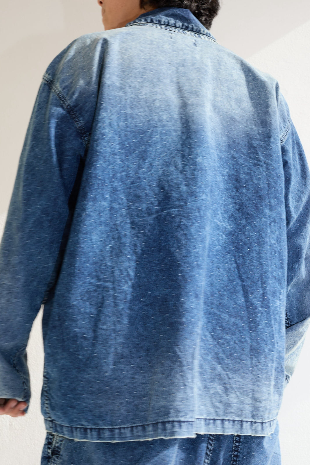 New Saigon 6oz 100% Cotton Indigo Sun Faded