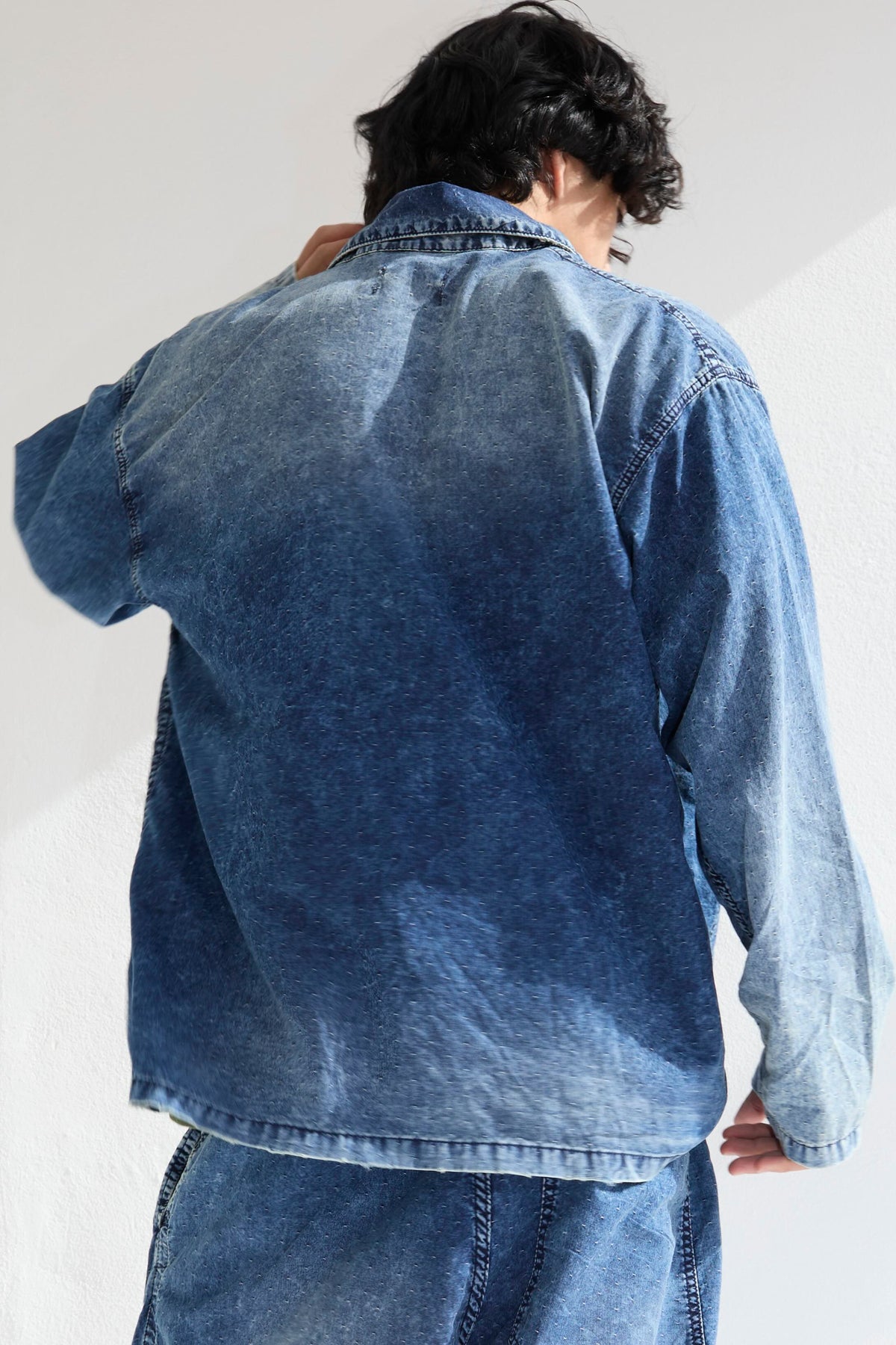 New Saigon 6oz 100% Cotton Indigo Sun Faded