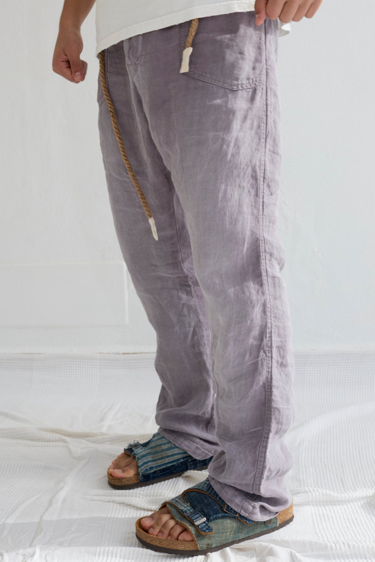 P38 8oz 100% Hemp Sun Faded Dye Dusty Orchid