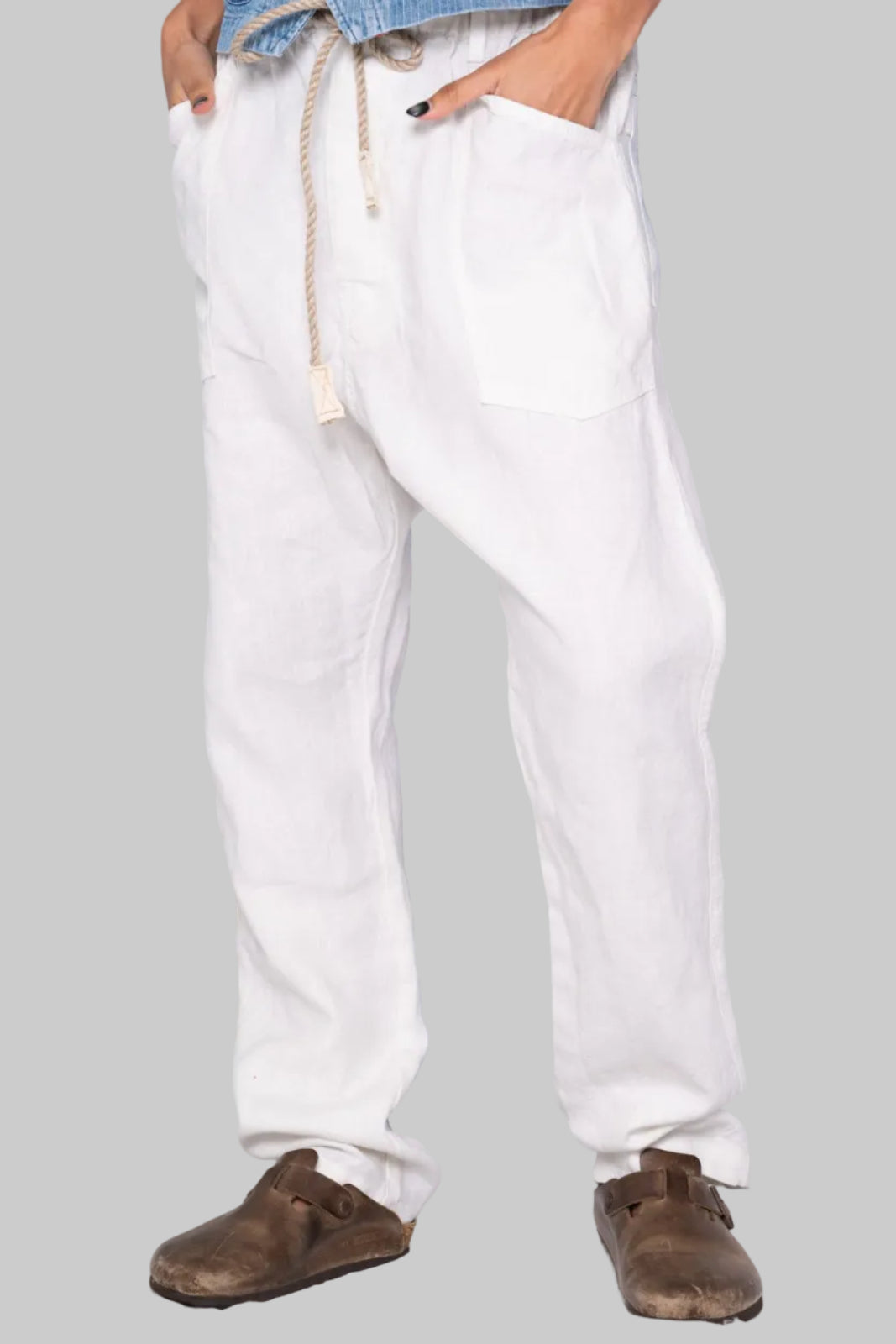 P38 8oz 100% Hemp Sun Faded-Paint Dye Off White