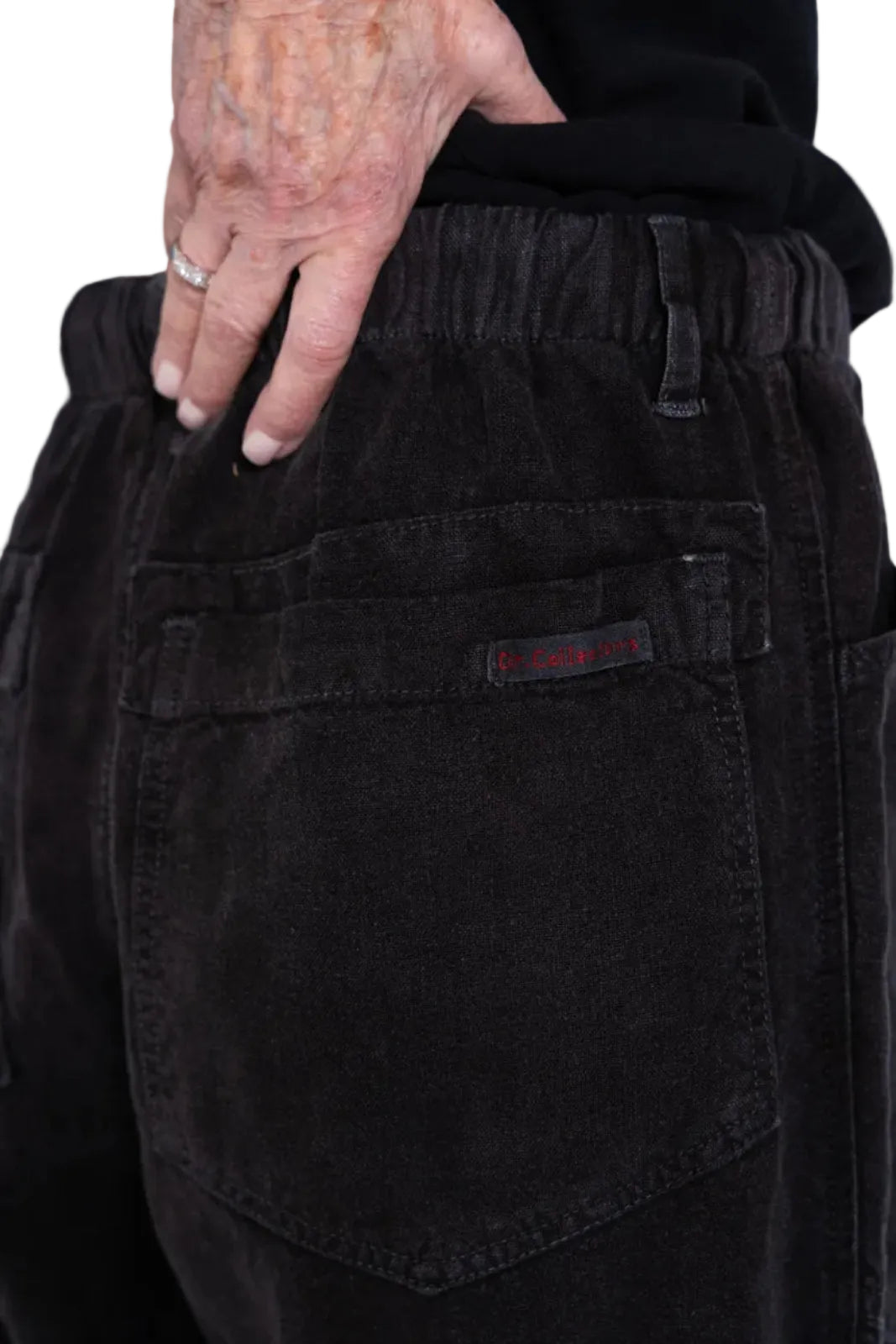 P38 8oz 100% Hemp Sun Faded Dye Smoke Black