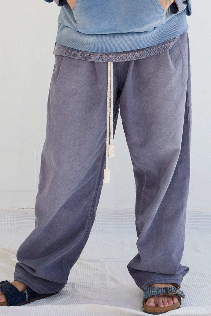 P40 Z Boys 9oz Linen/Organic Cotton Sun Faded Dye Navy
