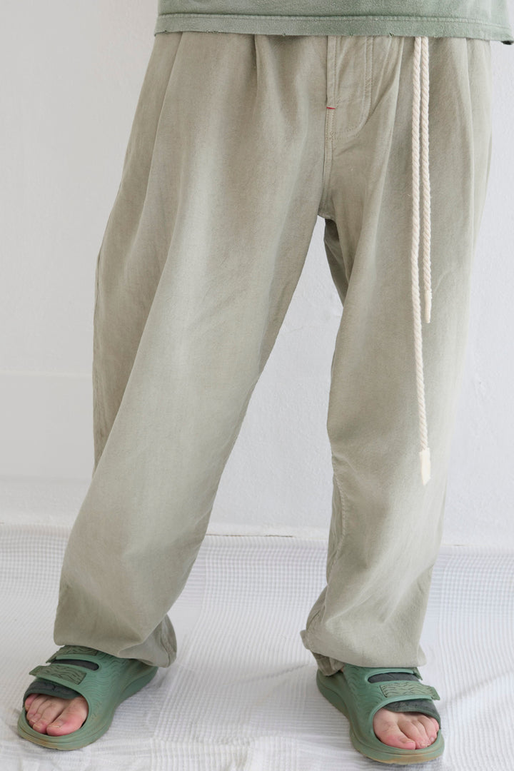 P40 Z Boys 9oz Linen/Organic Cotton Sun Faded Dye Khaki