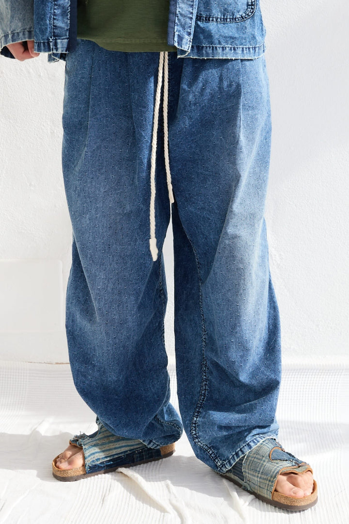 P43 Kyoto 6oz 100% Cotton Indigo Sun Faded