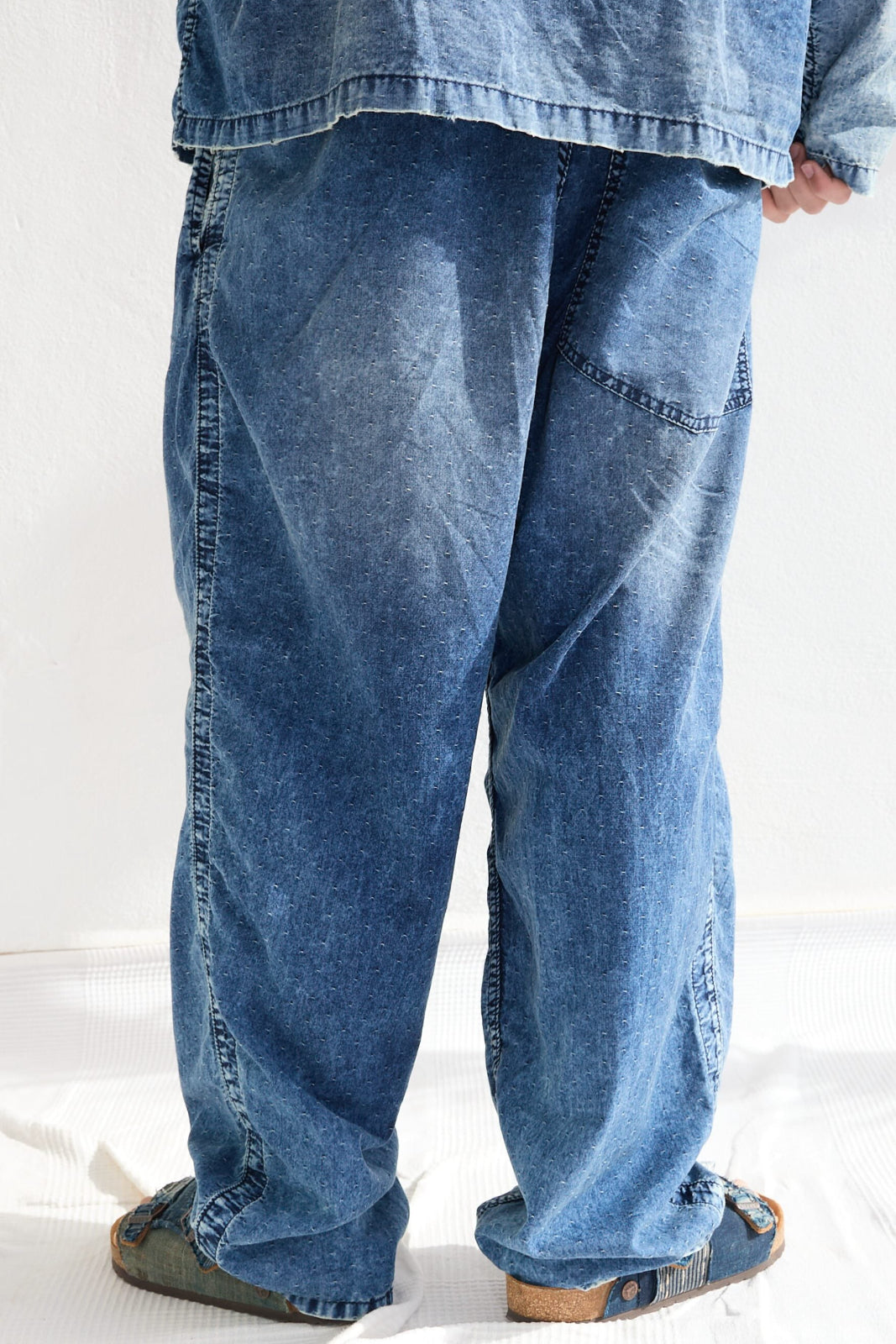 P43 Kyoto 6oz 100% Cotton Indigo Sun Faded