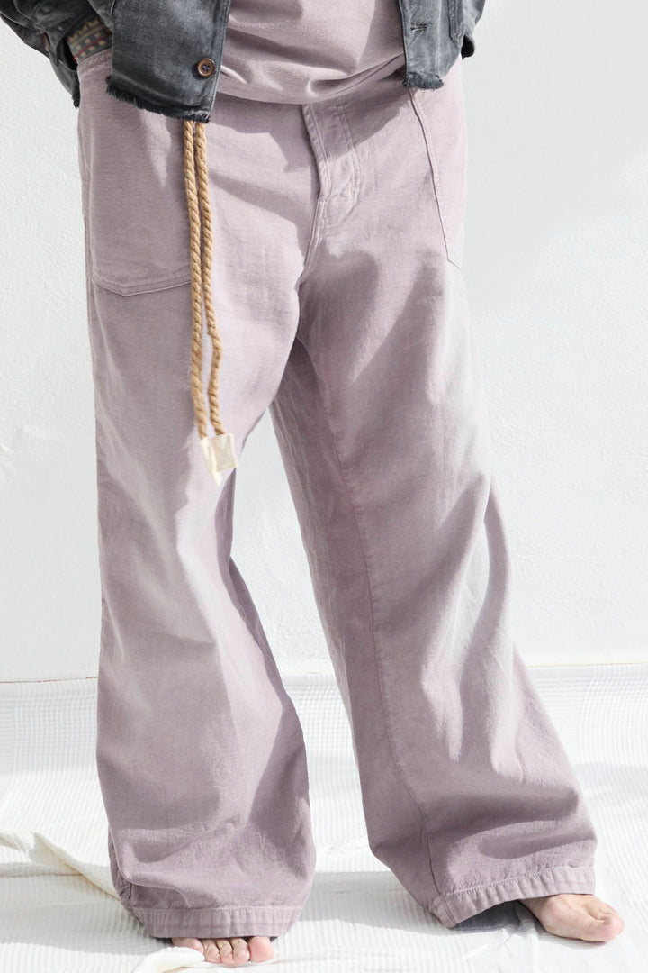 P82 Katmandu 9oz Linen/Organic Cotton Sun Faded Dye Dusty Orchid
