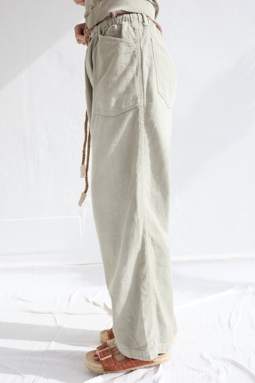 P82 Katmandu 9 oz Linen/Organic Cotton Sunfaded Khaki