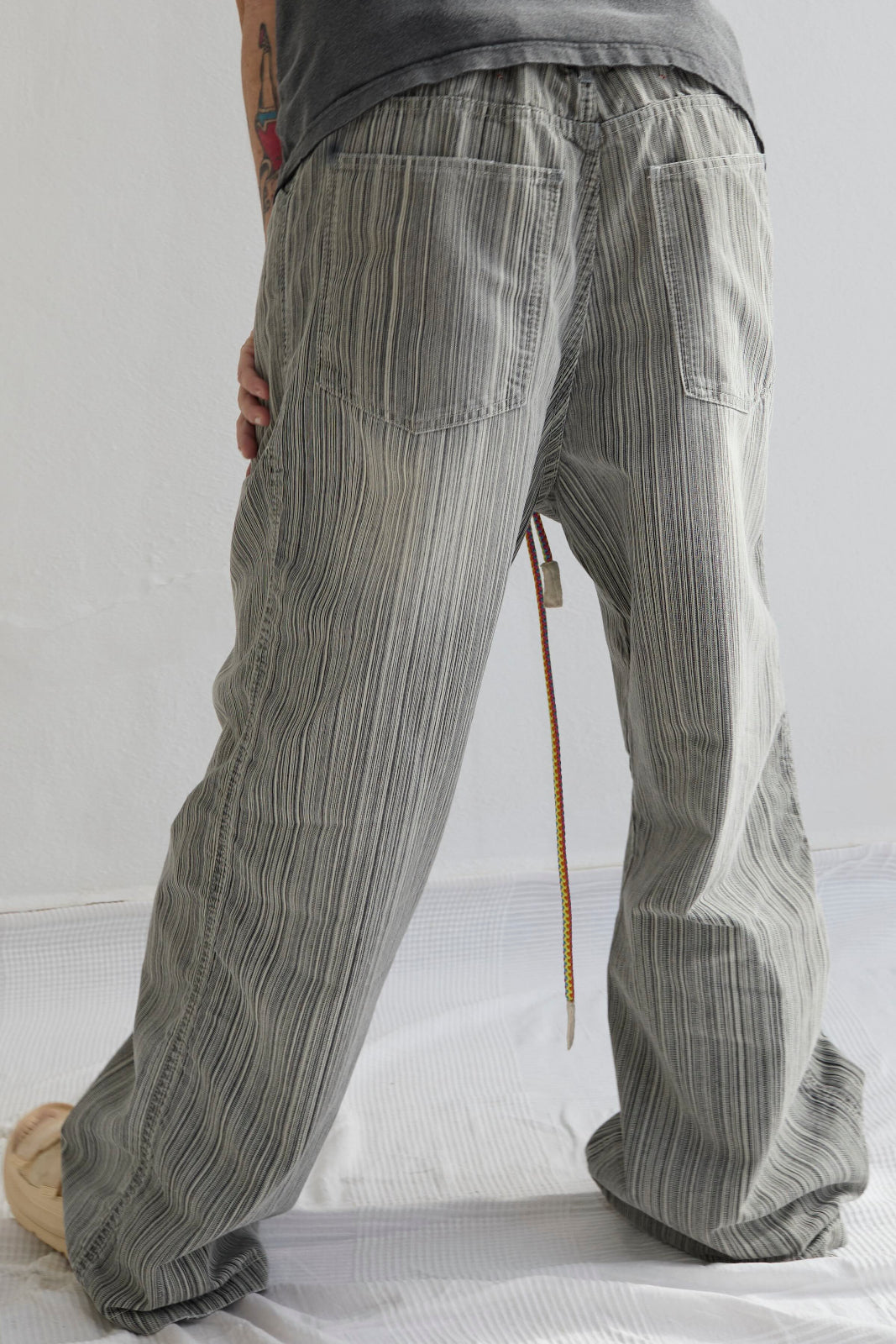 P82 Katmandu 9oz Multi Stripe Sun Faded Dye Khaki