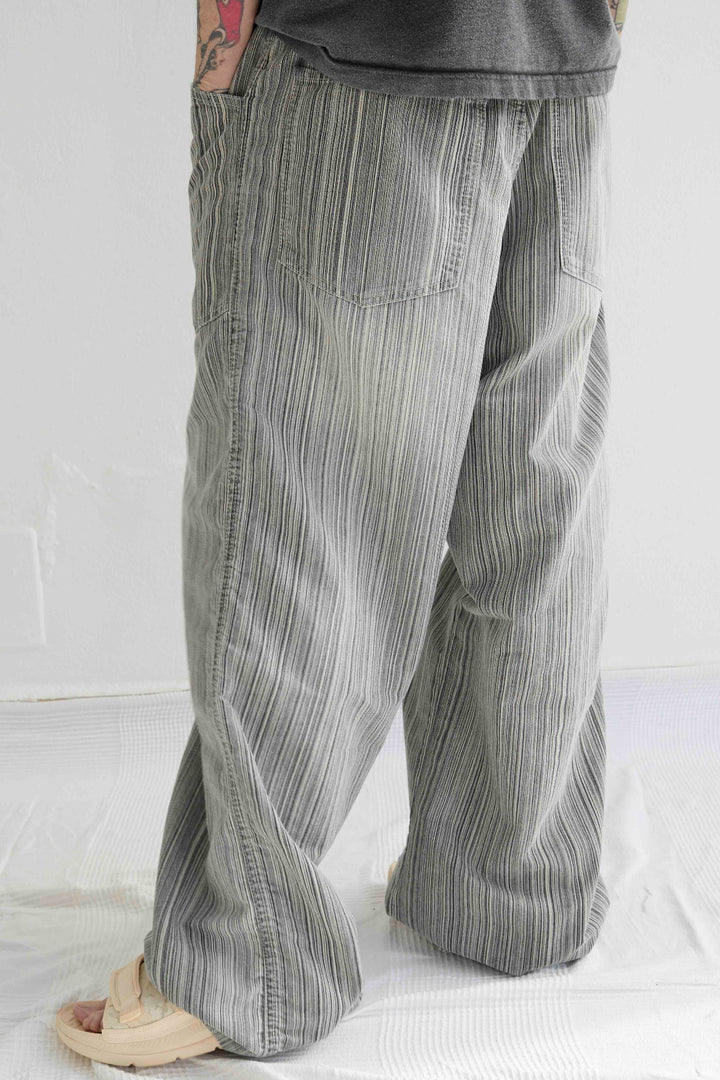 P82 Katmandu 9oz Multi Stripe Sun Faded Dye Khaki