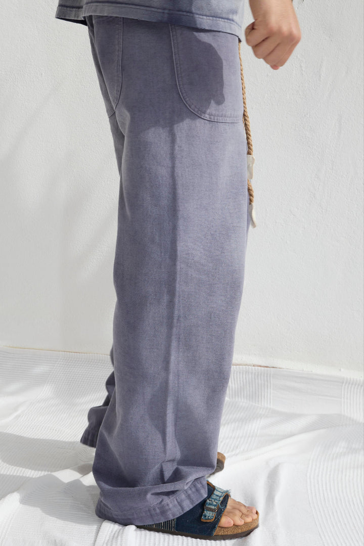 P83 Sailor 9oz Linen/Organic Cotton Sun Faded Dye Navy