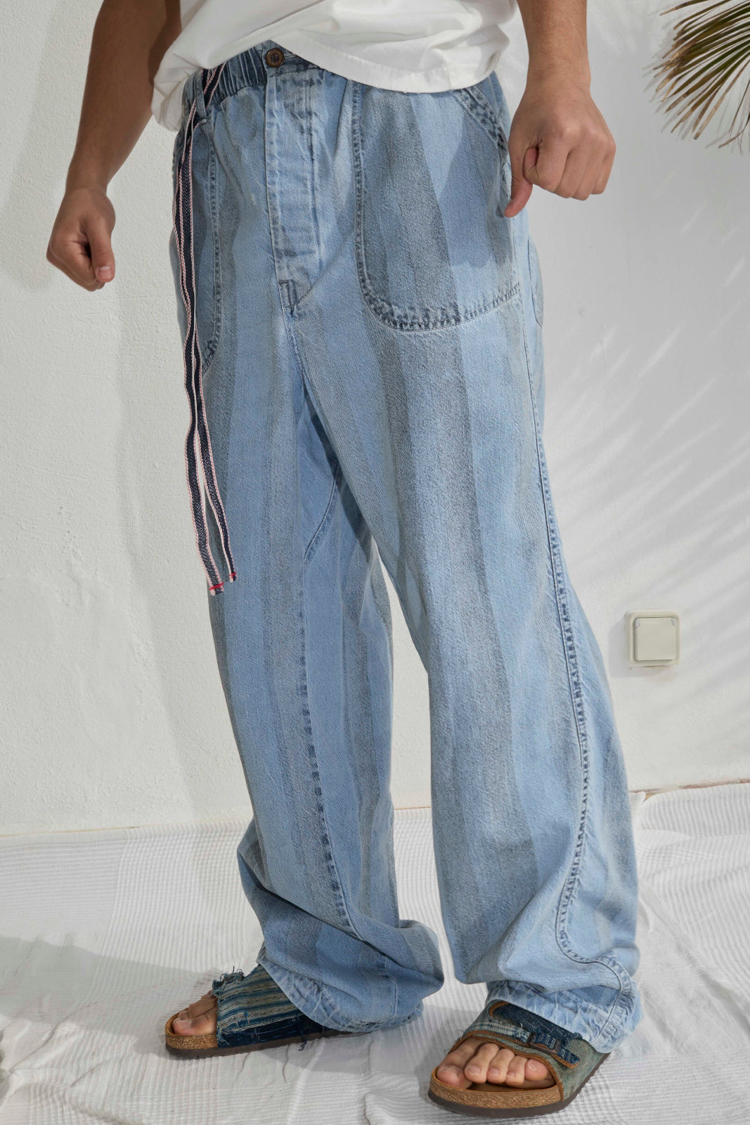 P85 HBT 9oz Denim & Recycled Cotton Laser Stripe