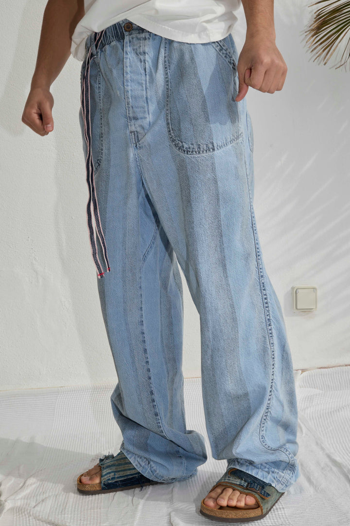 P85 HBT 9oz Denim & Recycled Cotton Laser Stripe