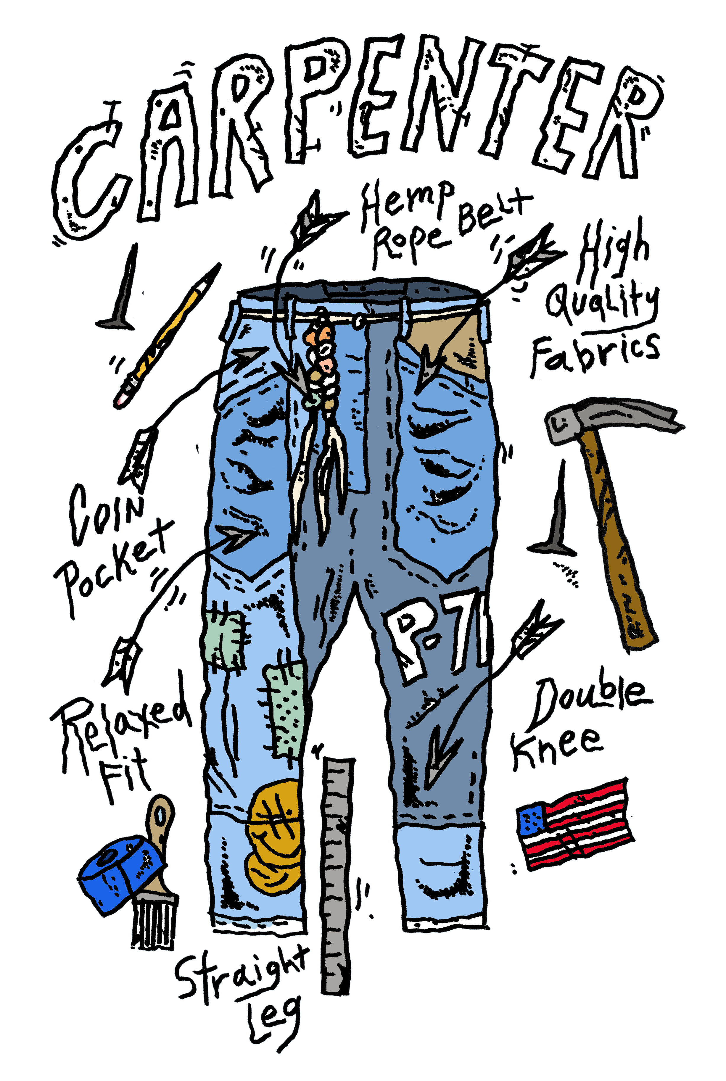 The Carpenter — Dr. Collectors illustration